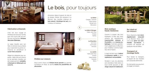 Atelier Zen - Dépliant intérieur